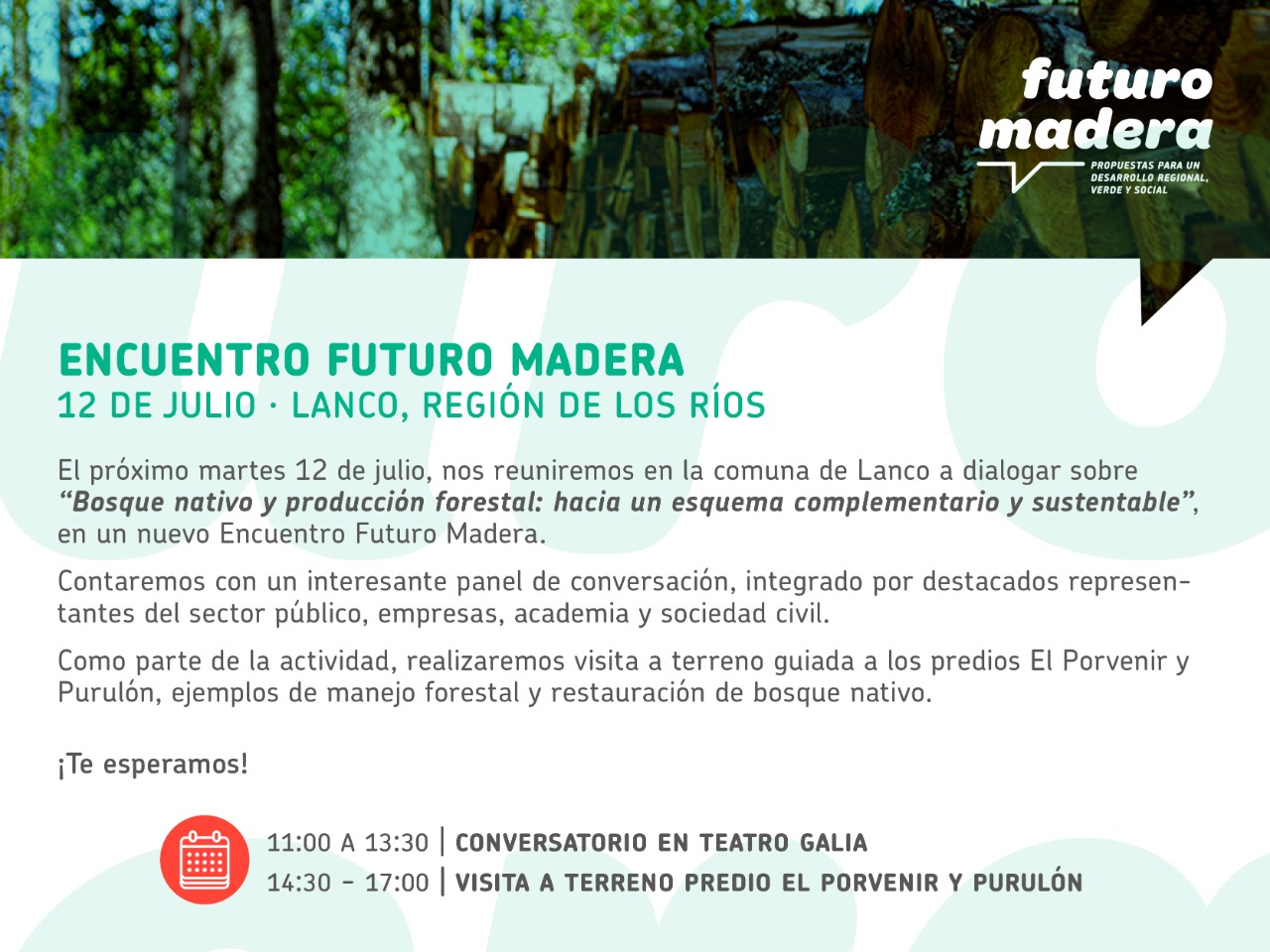 Invitan a Encuentro Futuro Madera 
